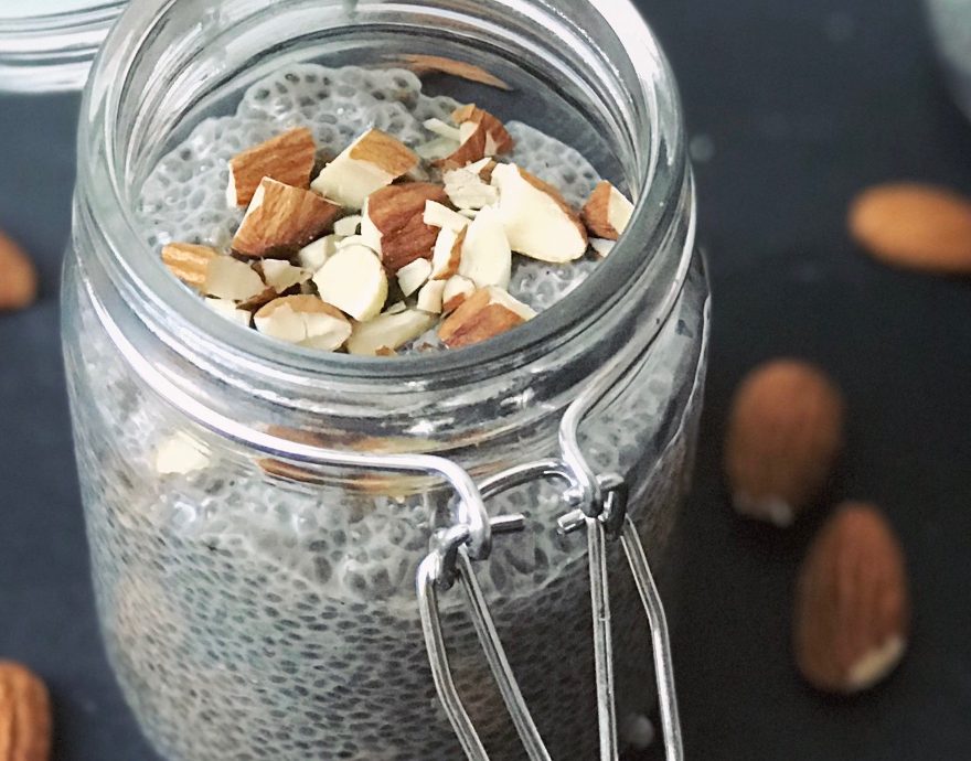 Chia-Mandel-Pudding